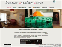 Tablet Screenshot of nutrition-esthetique-annecy.com